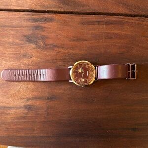Burgundy Fossil Watch Women’s